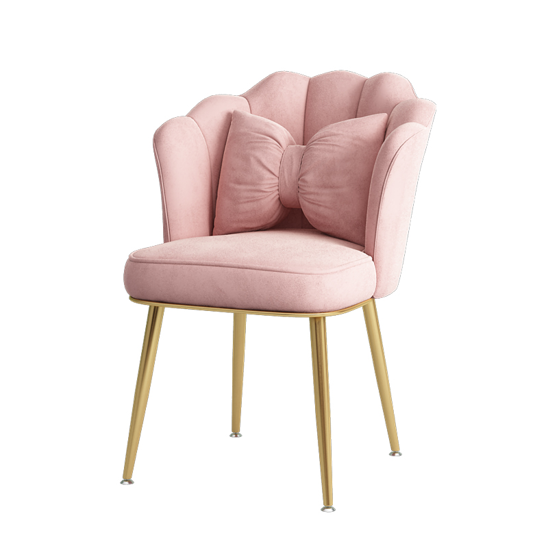 Modern Yellow Velvet French Nordic Dining Room Chairs with Metal Legs Wholesale Hot Sell Luxury Home Furniture 