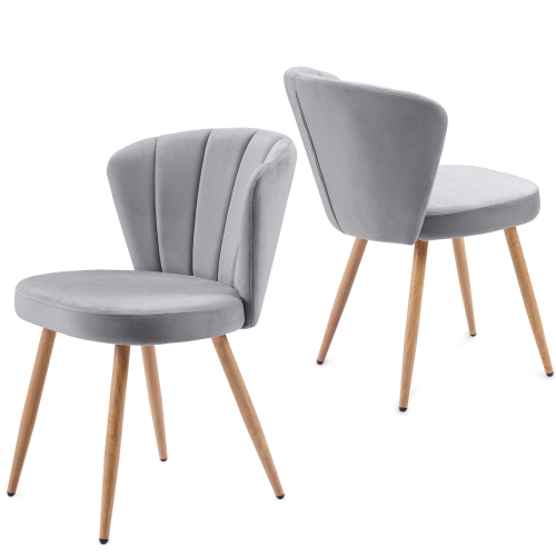 Modern Design Upholstery Nordic Dining Room Chair Blue Velvet Hot Transfer Leg Dining Chair