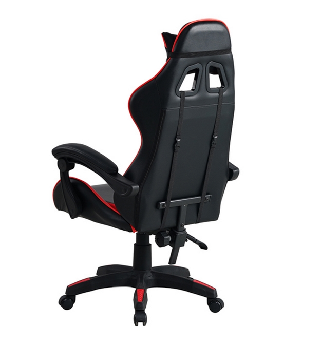 High Quality Leather Seat Adjustable Height Swivel Recliner Racing Chair