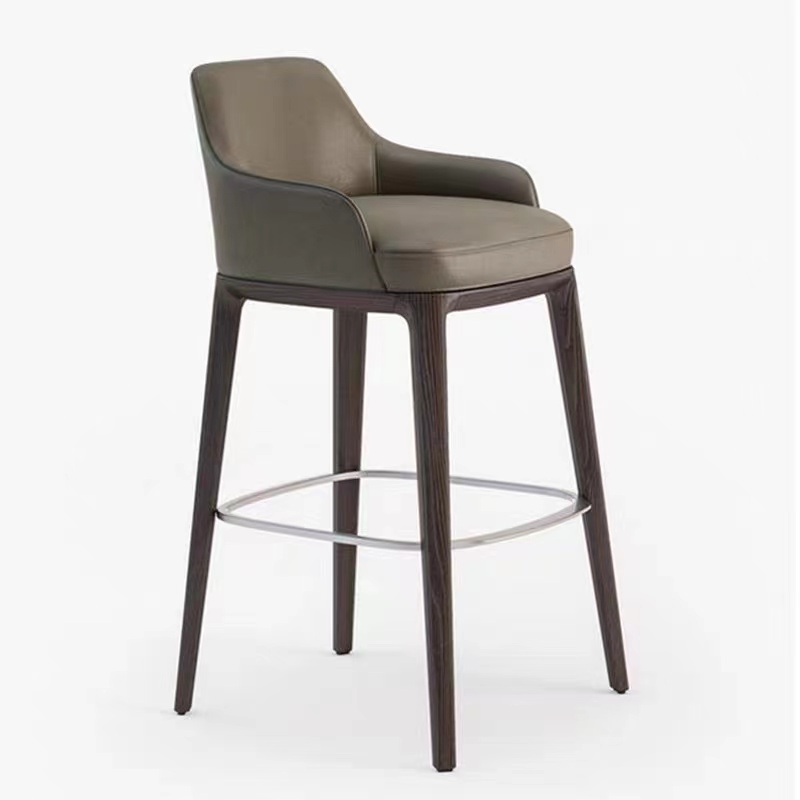 Hot Selling French Style High Seat Kitchen Modern Bar Chairs Breakfast Dining Stools