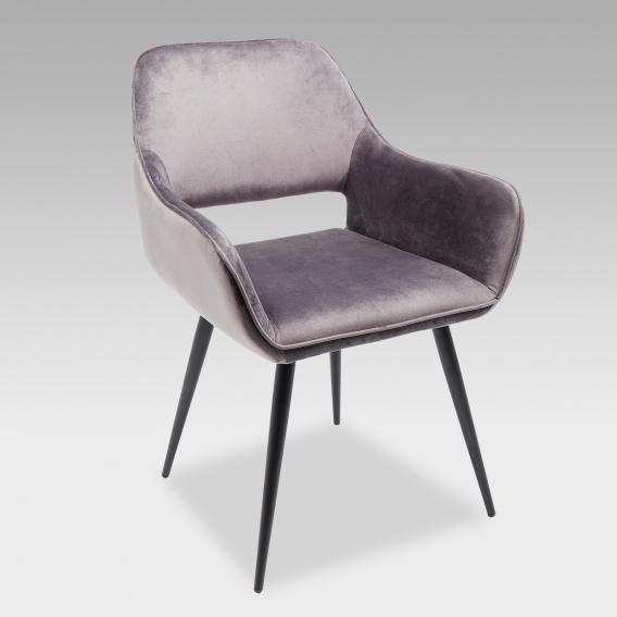 High Quality Nordic Style Velvet Dining Chairs Hotel Restaurant Comfortable Cushion Dining Arm Chairs