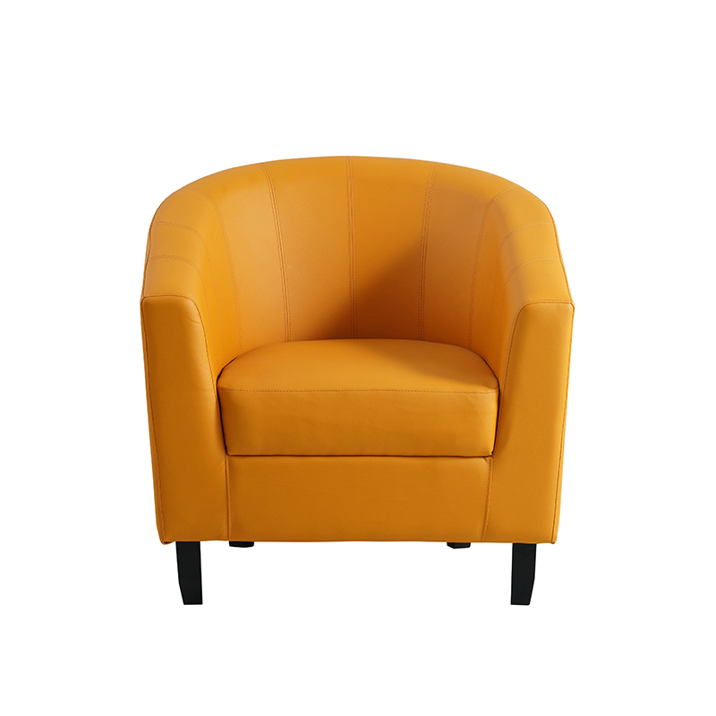 Luxury Armrest Leather Dining Chairs Painting Wood Leg Dining Room Chairs