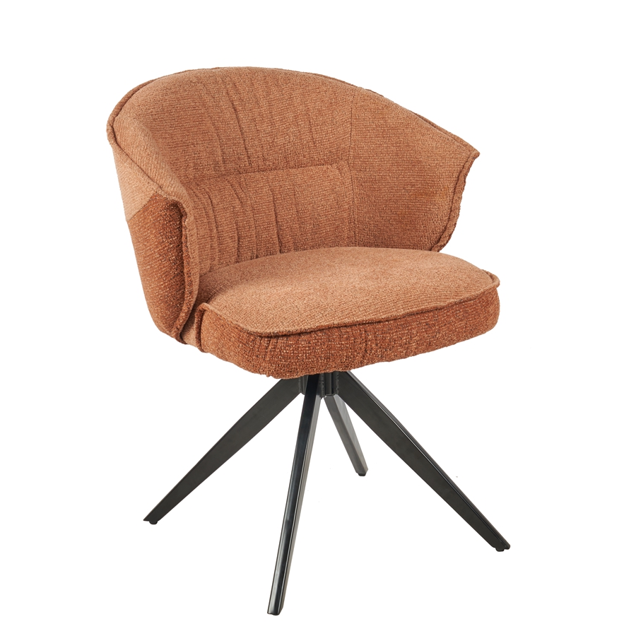 Modern Living Room Furniture Swivel Chairs with Linen Dining Chair