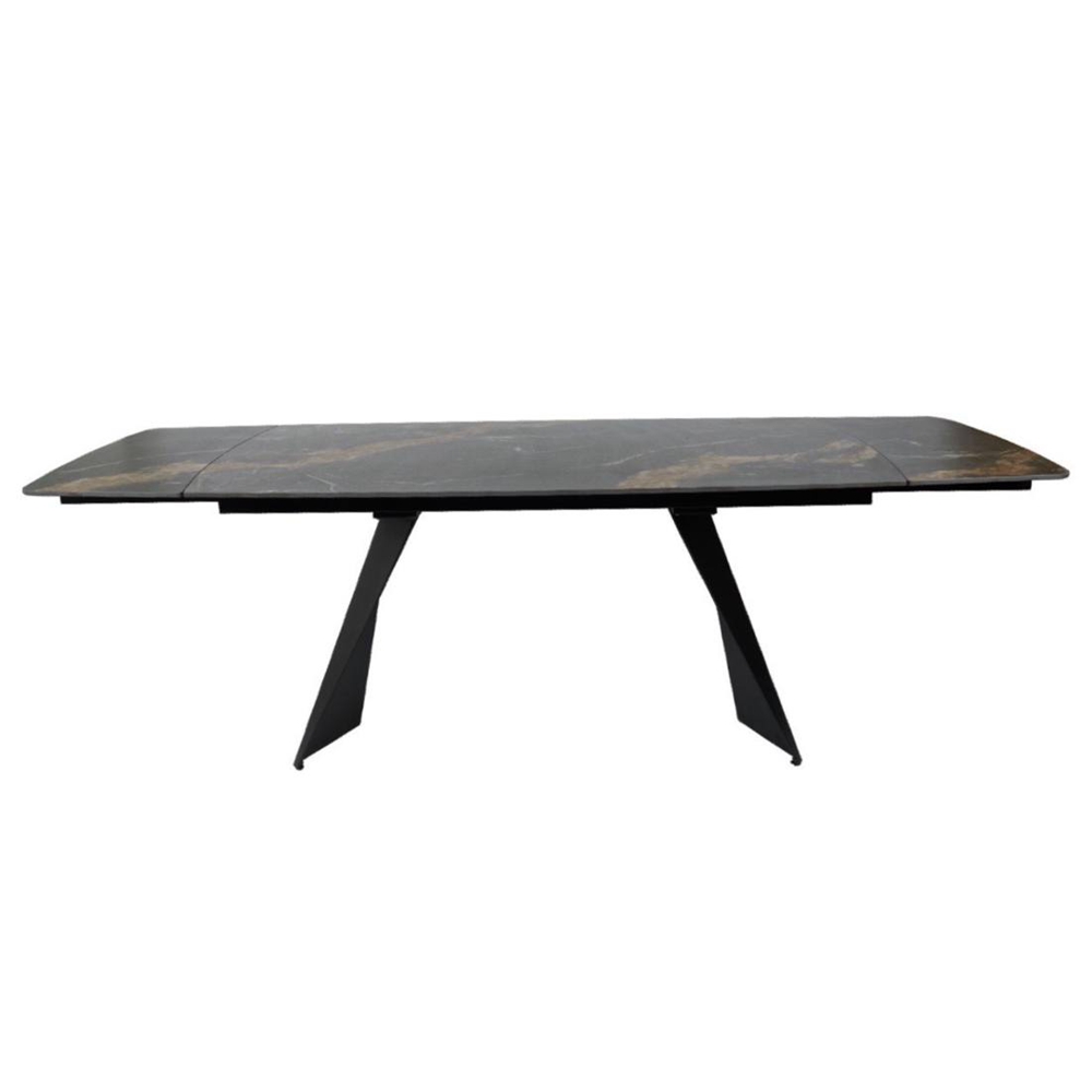 Luxury Design Factory Supply Rectangular Ceramic Tables Extension Dining Table Extendable