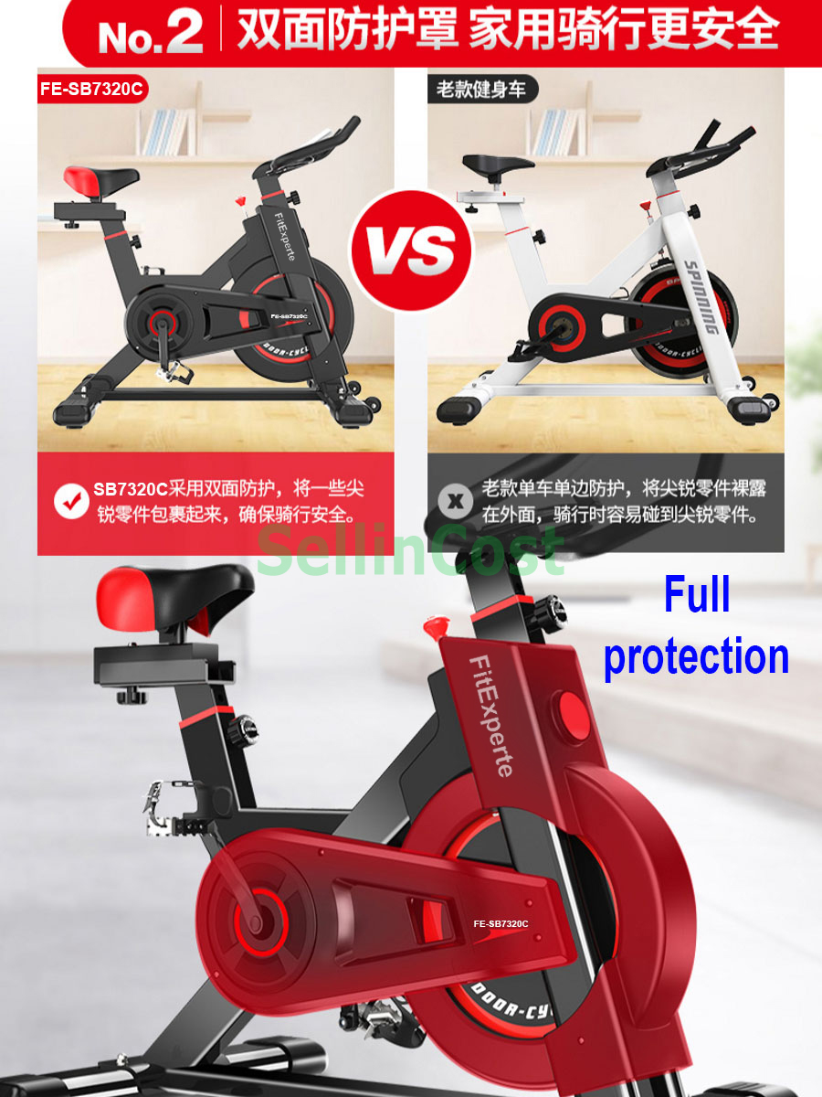 FitExperte Spinning Exercise Bike Bicycle Fitness Indoor Exercise SB7320C