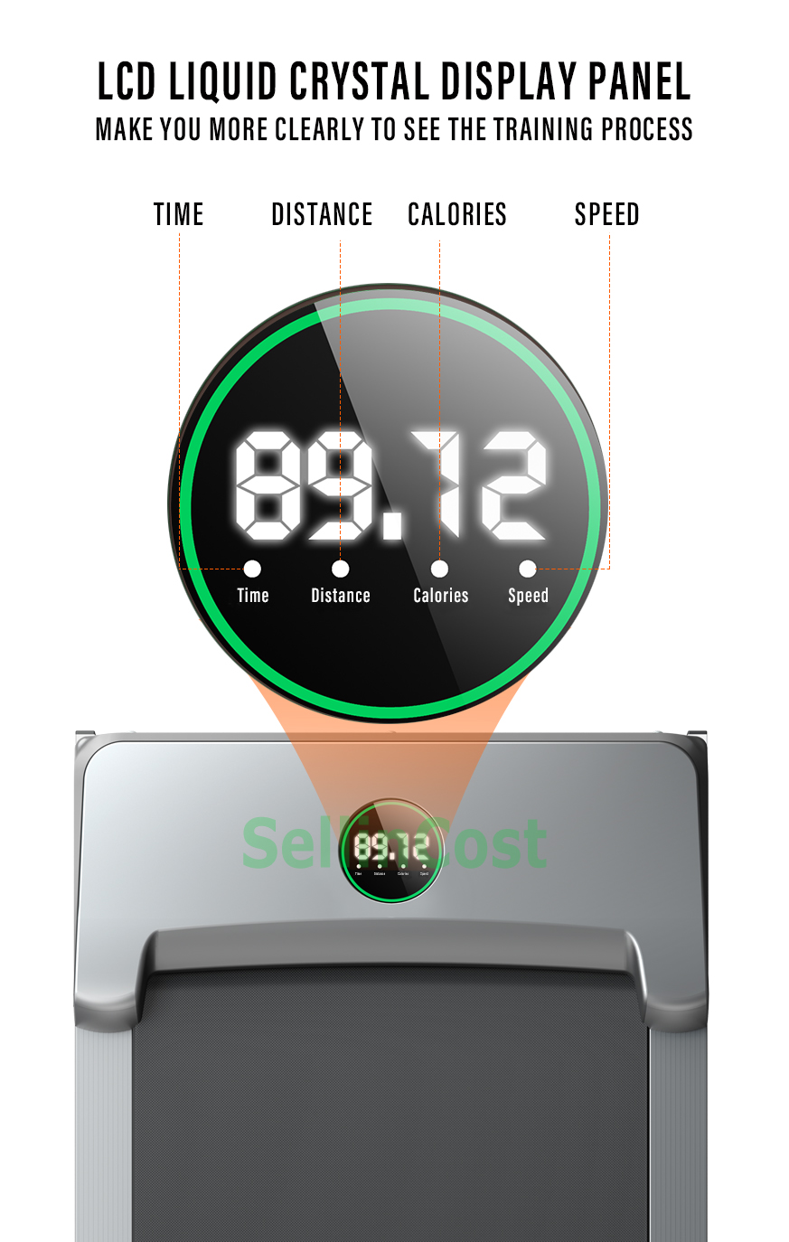 FitExperte Foldable Walking Pad Treadmill Jogging Running Pad Machine WM1000H