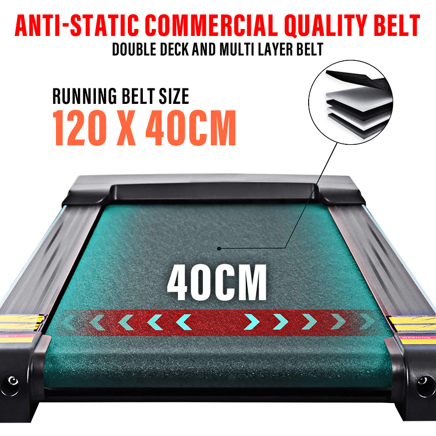 FitExperte Foldable Treadmill with FitShow Apps & Bluetooth Speaker TM3400KS