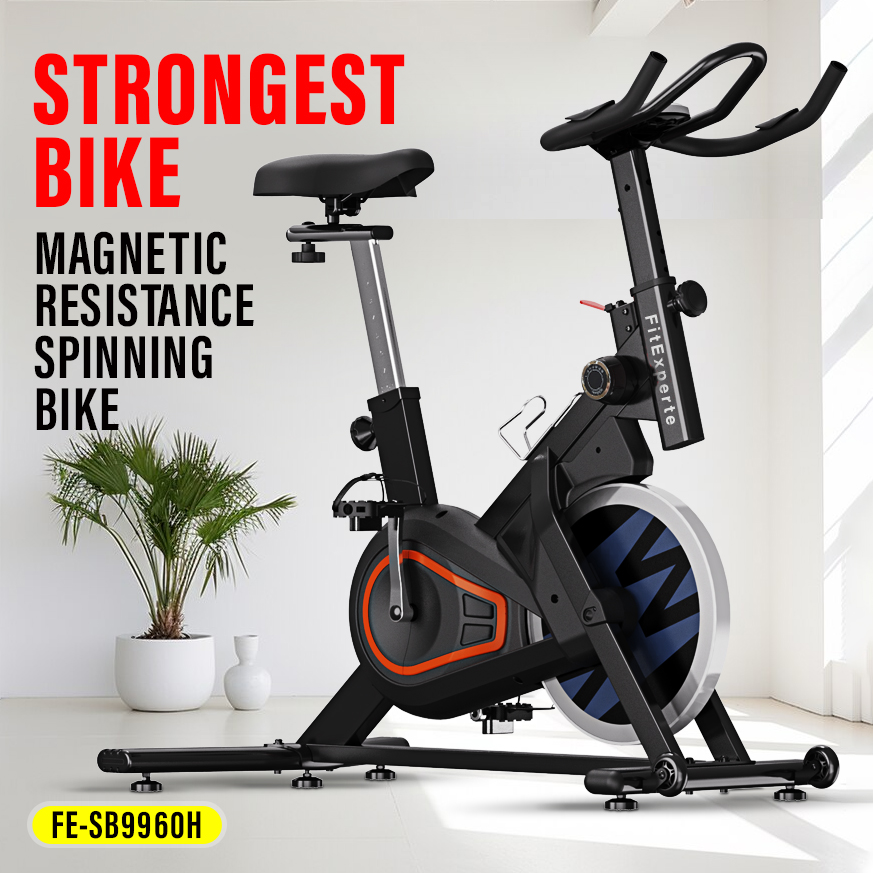 FitExperte STRONGEST BIKE Semi-Commercial Spinning Bike Indoor Exercise SB9960H