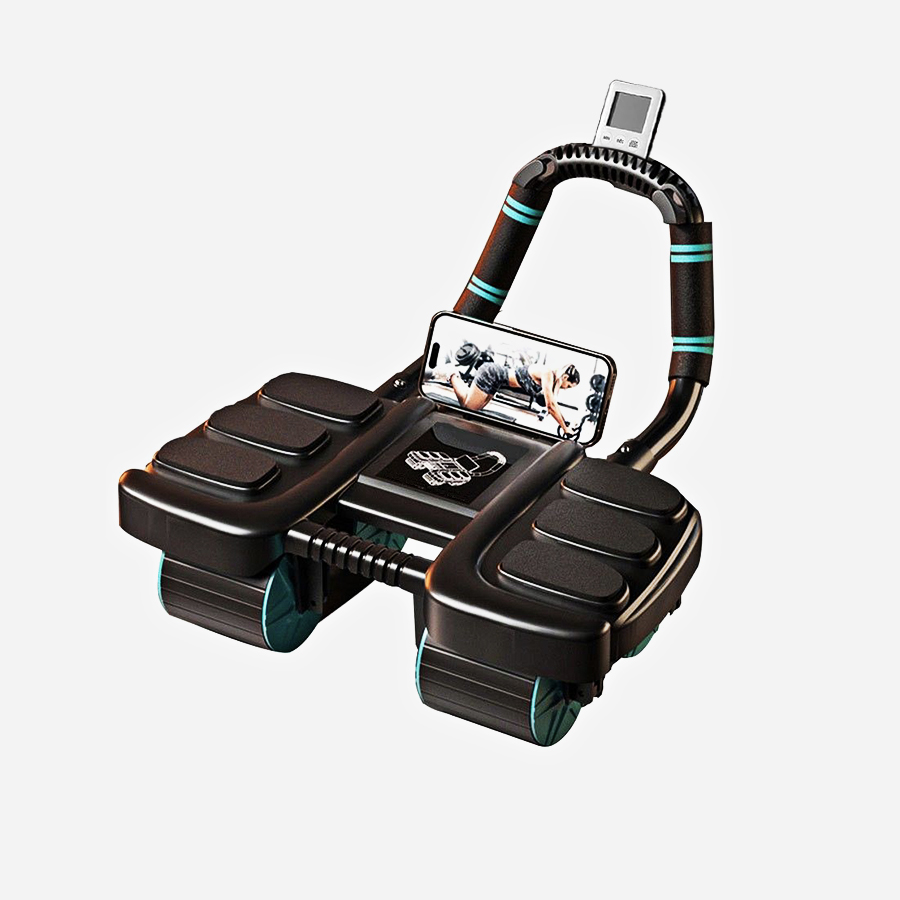 BIGGEST Ab Roller Wheel Elbow Support Automatic Rebound ACP9200