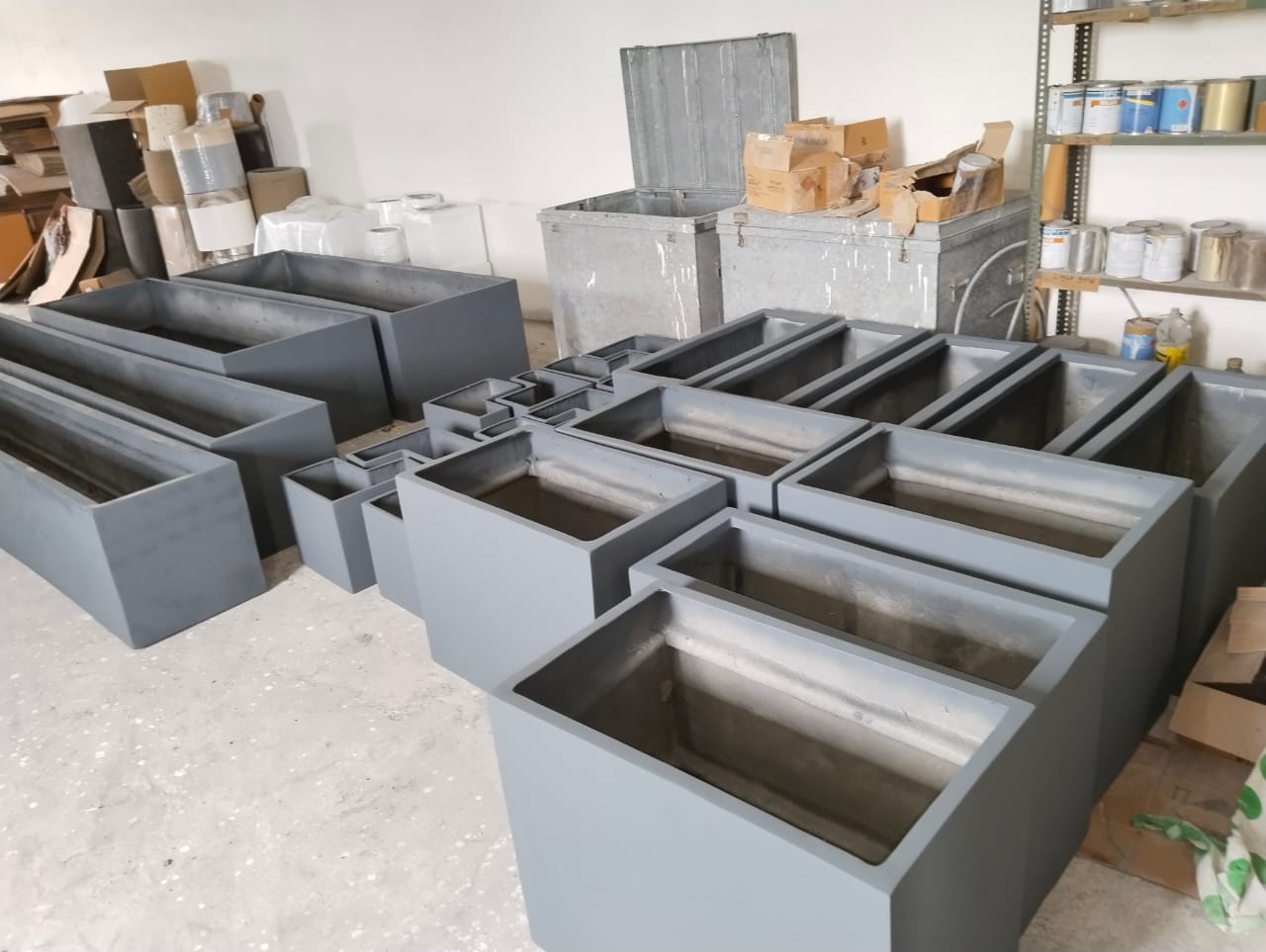 Modern Rectangular Planters
