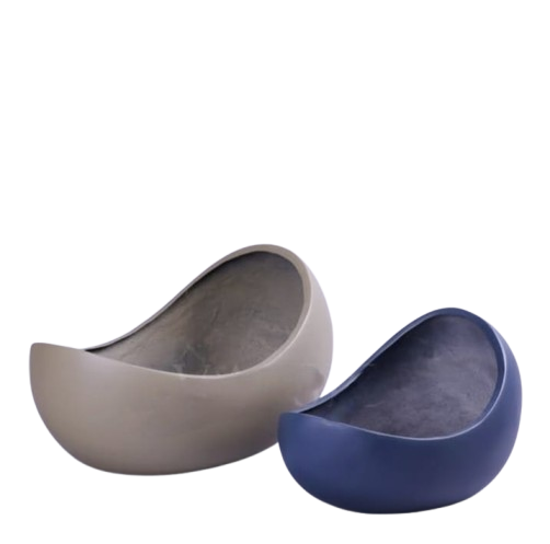 MODERN OVAL FRP PLANTER SET