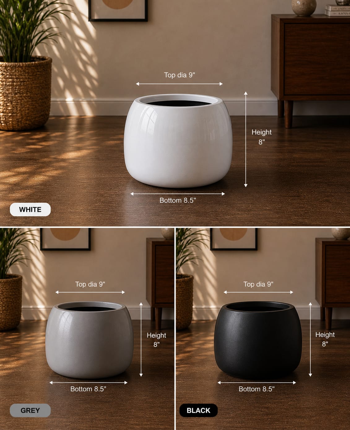 ZEN ORB FRP PLANTER – MINI