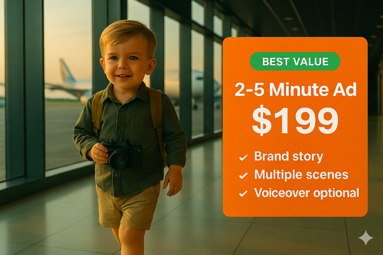 2-5 Minute Advertisement Video