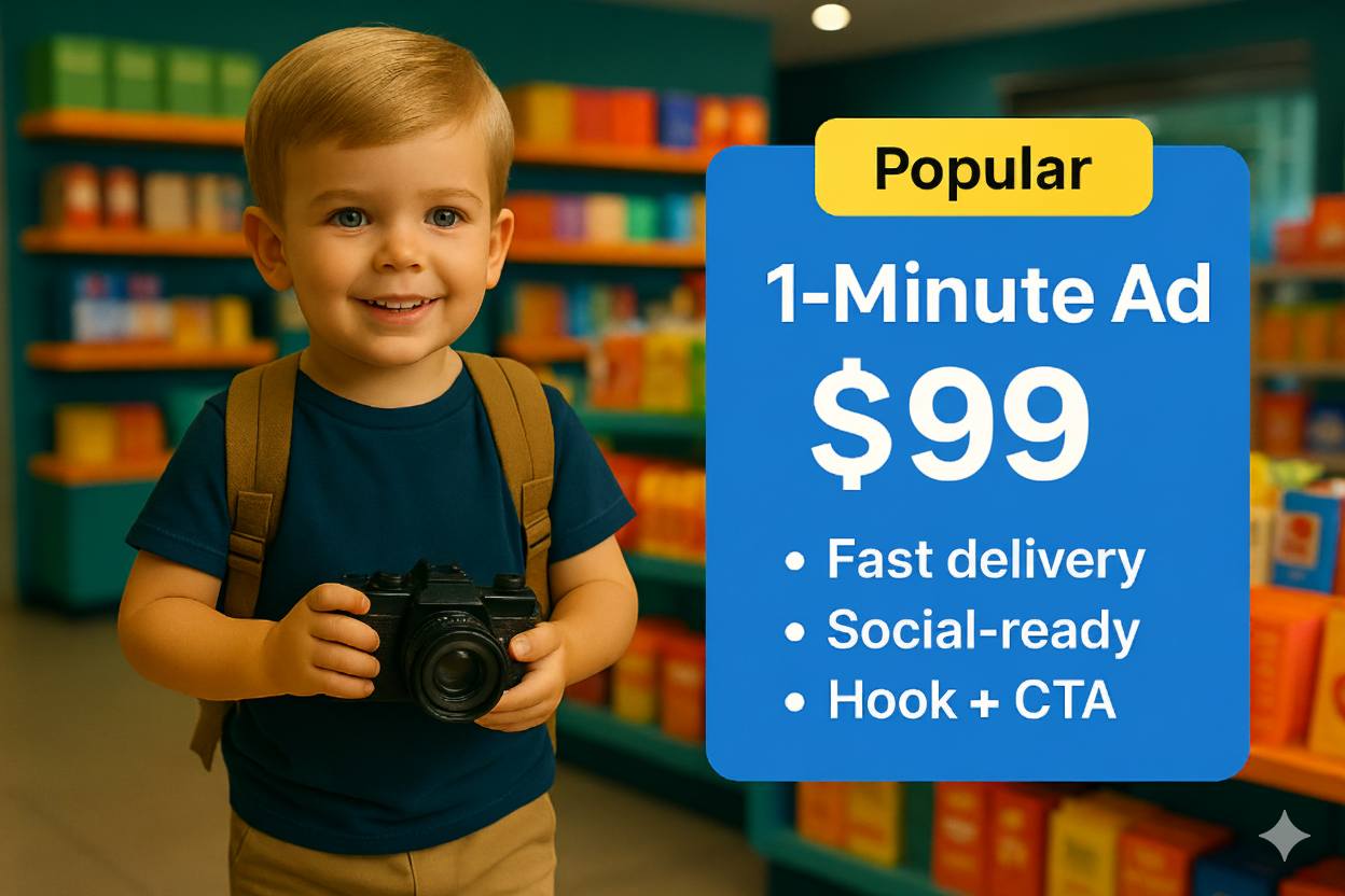 1-Minute Ad Service