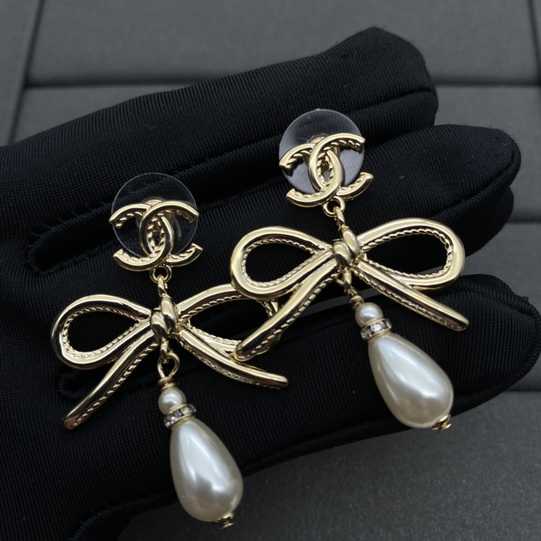 Two-Tone (Gold & Black PU Leather) Double-Layer Necklace & Earring Set