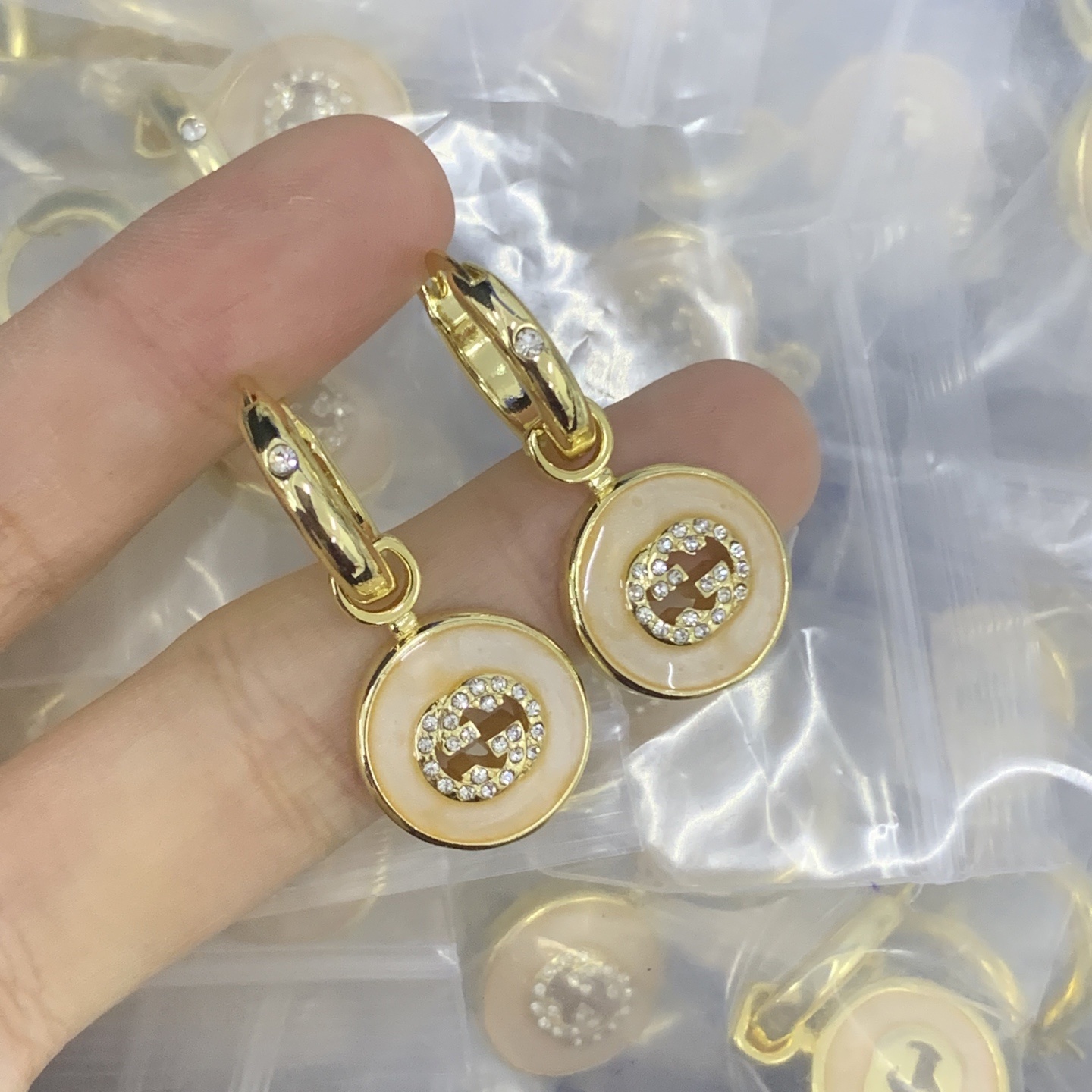 Gold-Tone & Crystal Accent Jewelry Set: Necklace, Bracelets, 2 Earring Styles & Ring