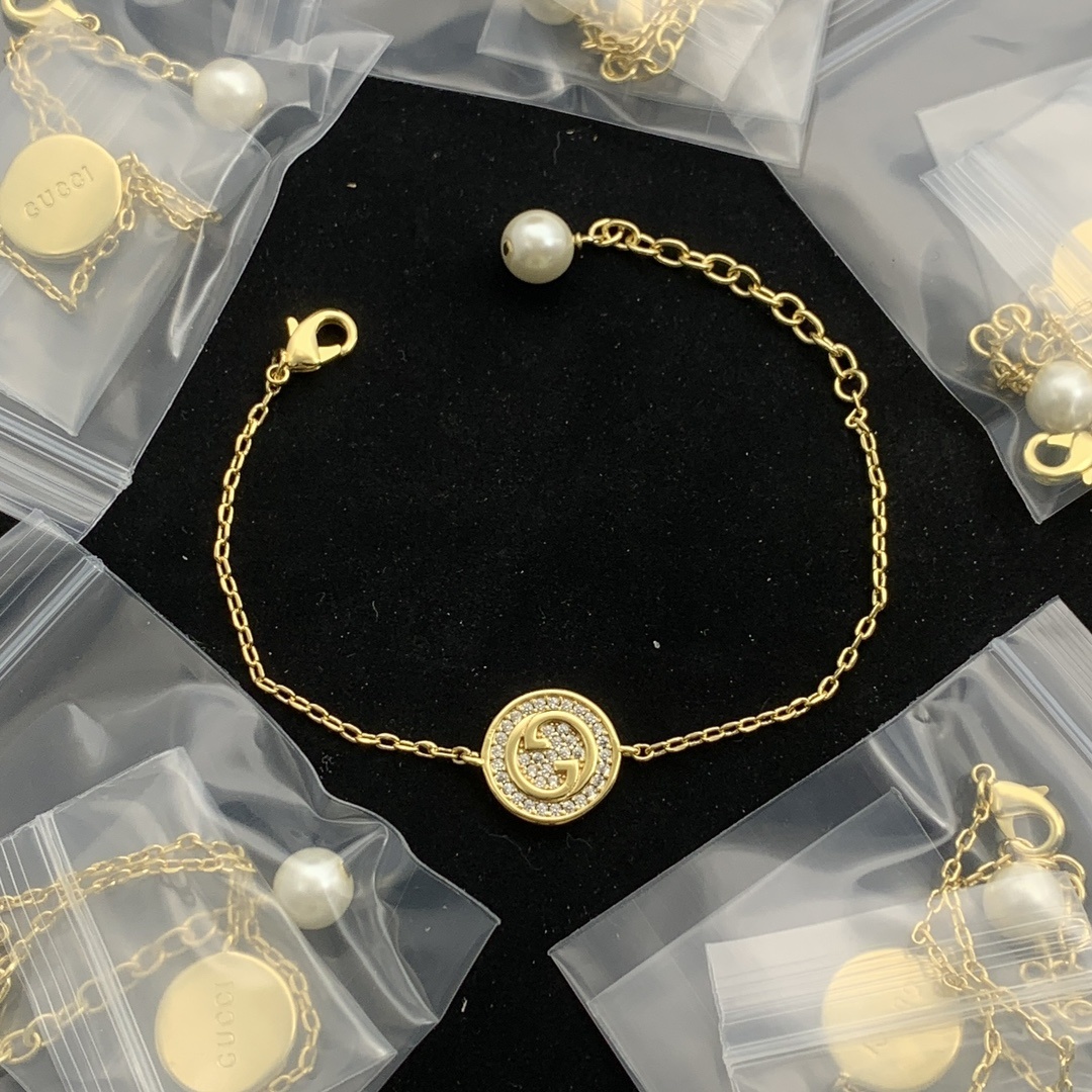 Silver-Tone Crystal & Pearl Jewelry Set: Necklace, Bracelet, Earrings & Ring