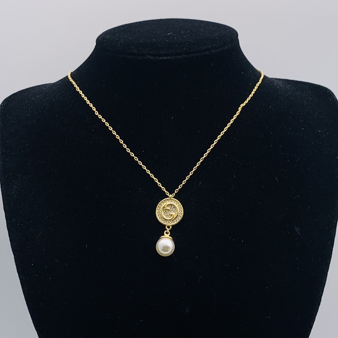 Silver-Tone Crystal & Pearl Jewelry Set: Necklace, Bracelet, Earrings & Ring