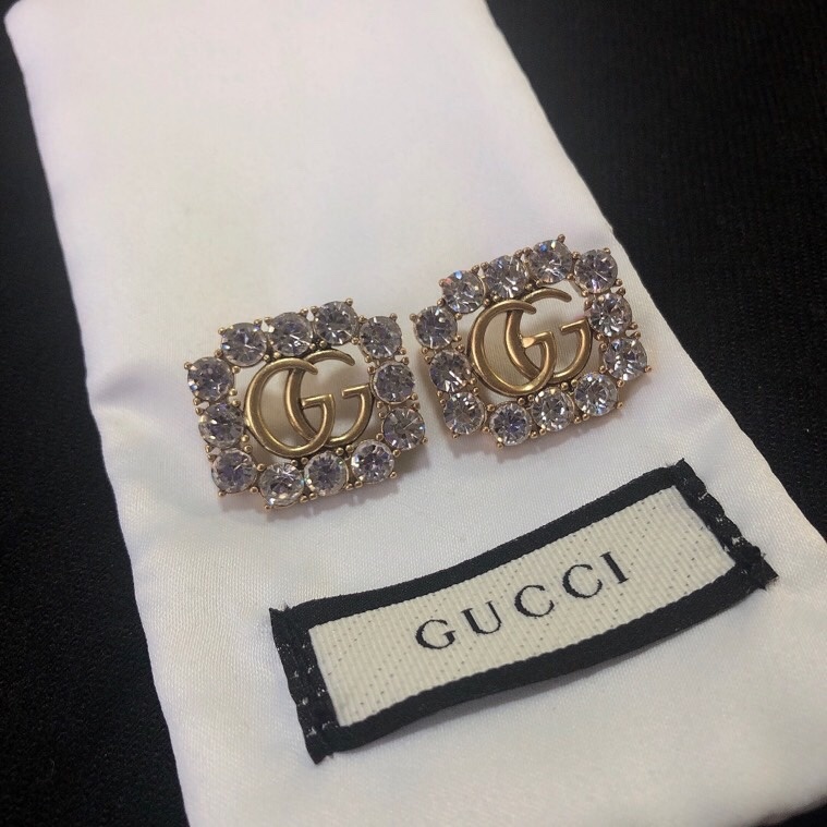 Gold-Tone Crystal-Encrusted Jewelry Set: Necklace, Bracelet, Earrings, Ring & Brooch