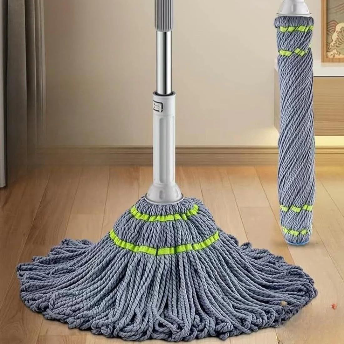 Spin Mop with Telescopic Handle
