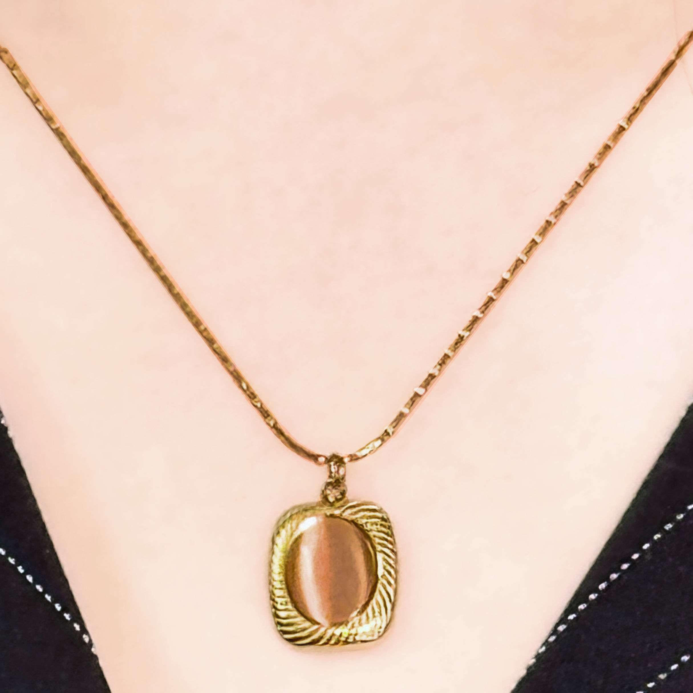 18k Gold-Tone Pendant Necklace | Anti-Tarnish
