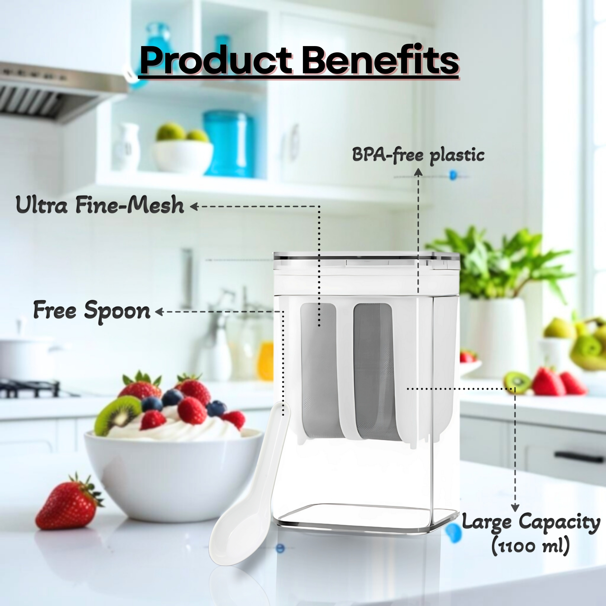 DIKMA Yogurt Filter strainer box | whey separator