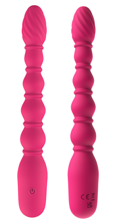 Double-ended silicone vibrator