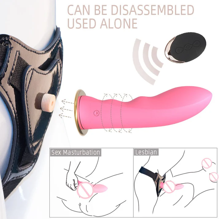 Wireless Remote Controlled Strap-on Vibrator