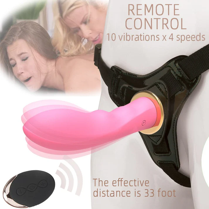 Wireless Remote Controlled Strap-on Vibrator