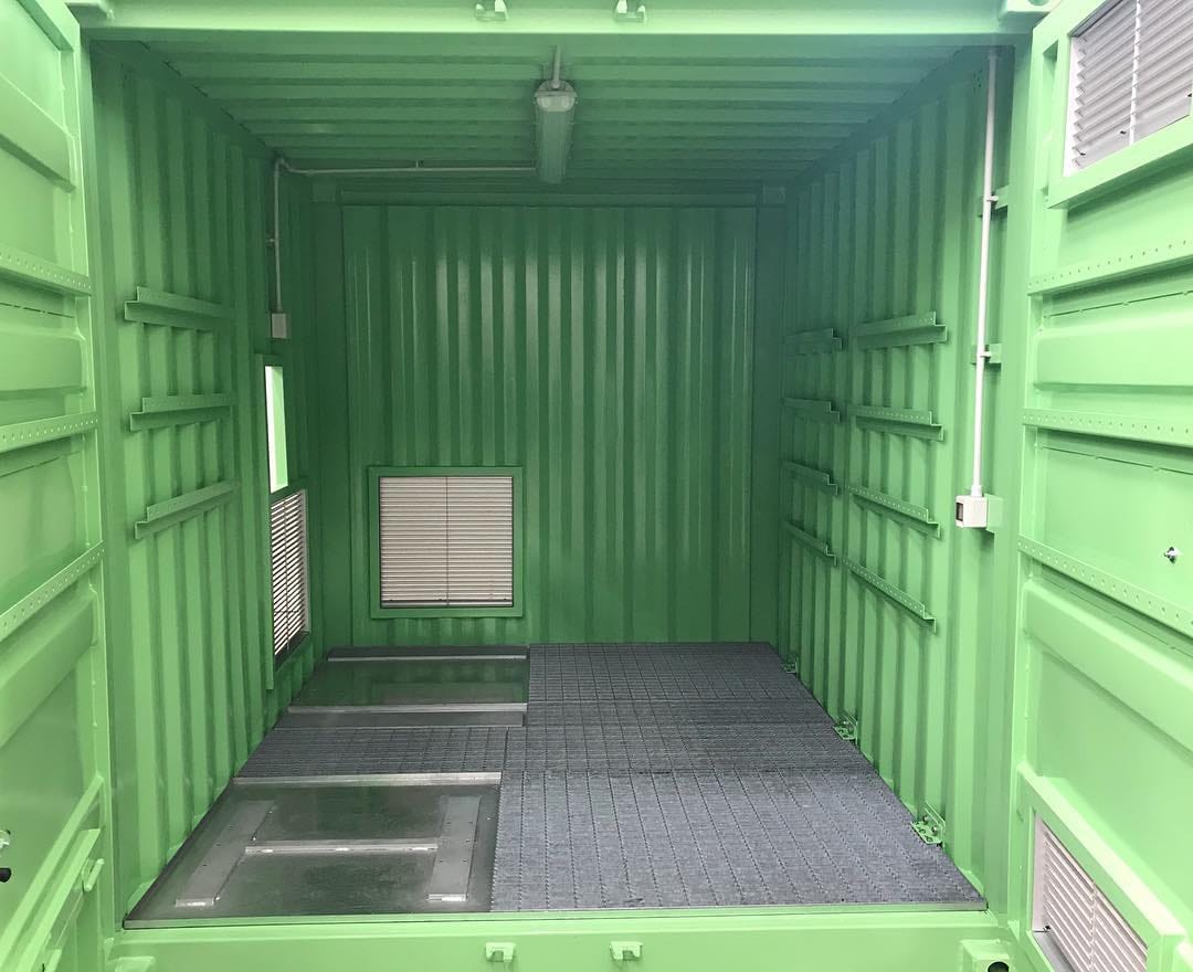 Container de stockage 10 pieds neuf vert 