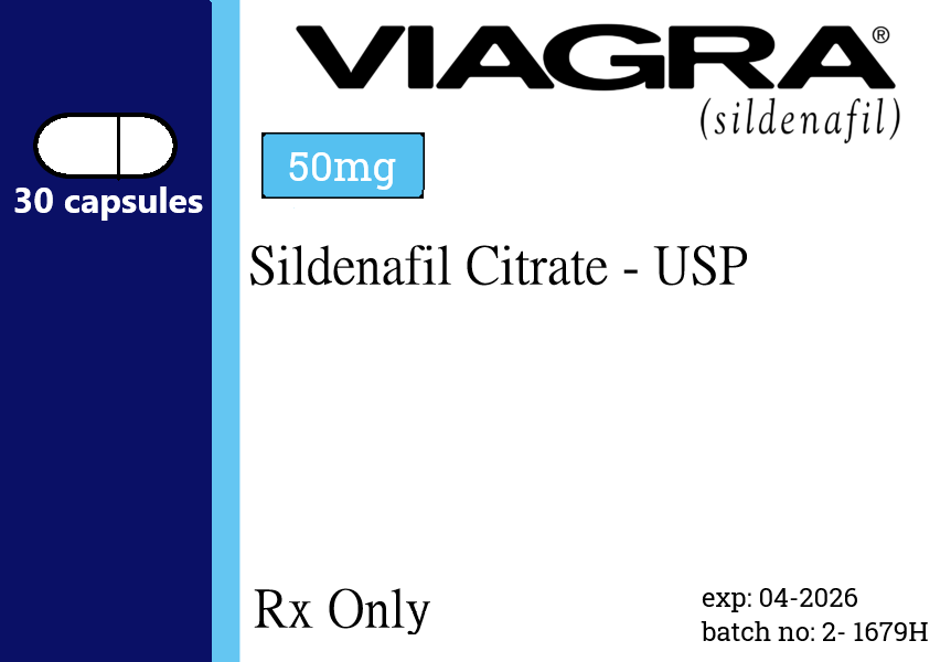 VIAGRA Sildenafil 50mg 30 Tablets
