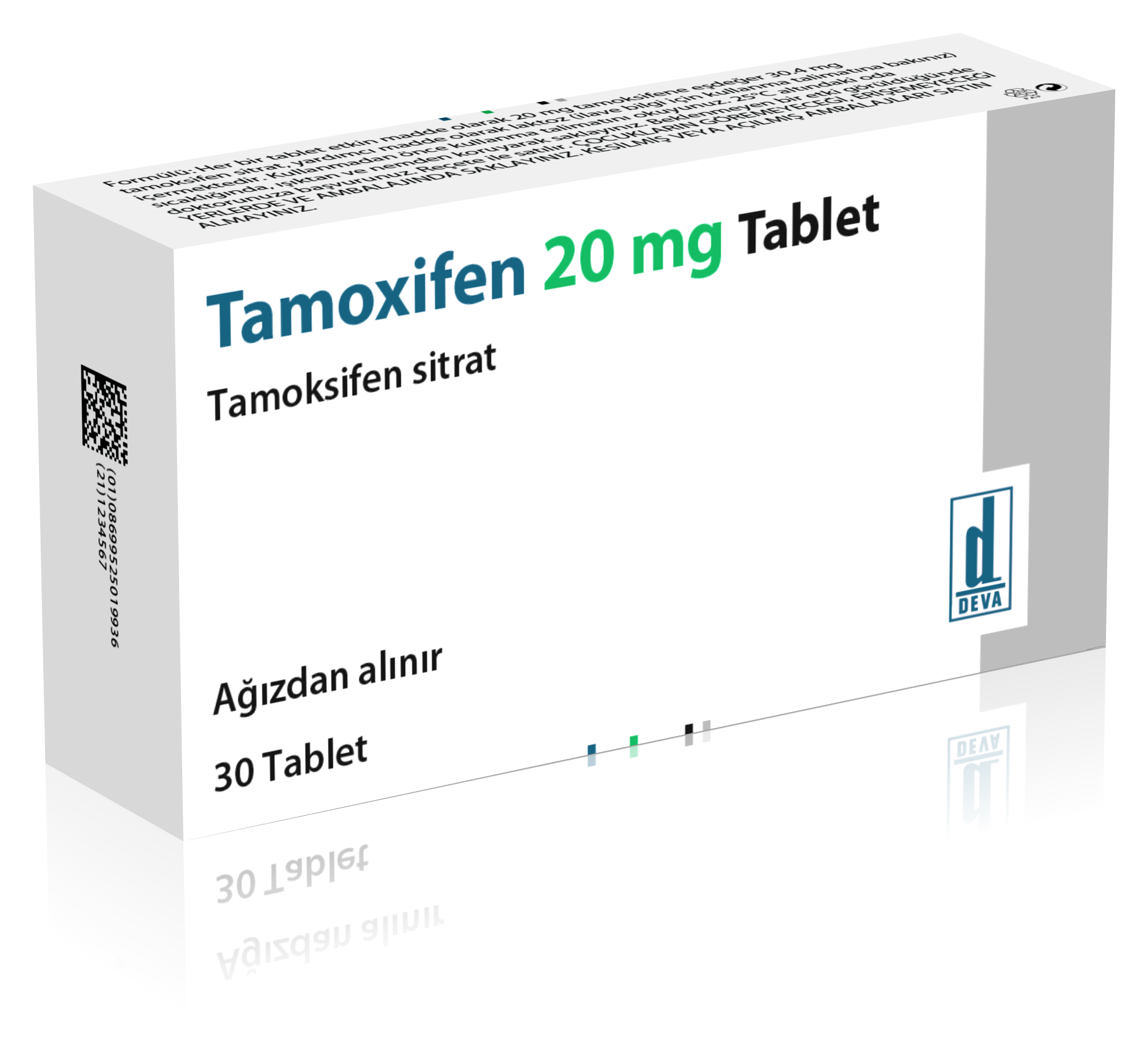 Tamoxifen 20mg 30 Tablets by Deva Pharmacy