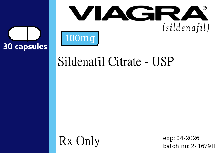 VIAGRA Sildenafil 100mg 30 Tablets