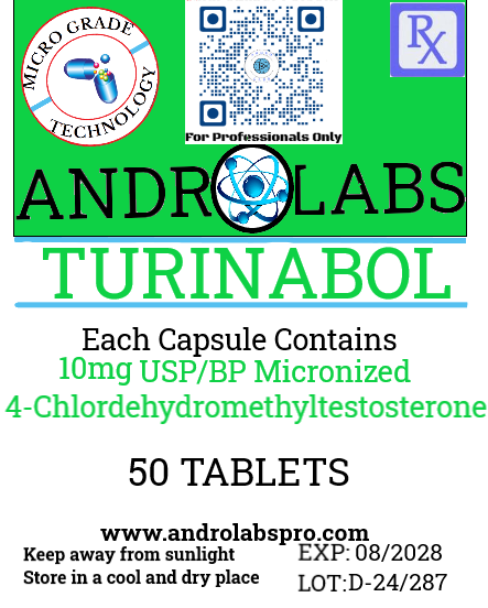 Andro Labs Turinabol  Micronized 10mg 50 Tablets