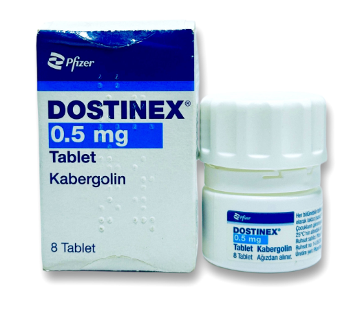 DOSTINEX Cabergoline 0.5mg 8 Tablets by Pfizer