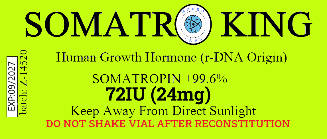 HGH 72iu (rDNA Origin Somatropin) 99.6% Pharma Purity + Bac. Water