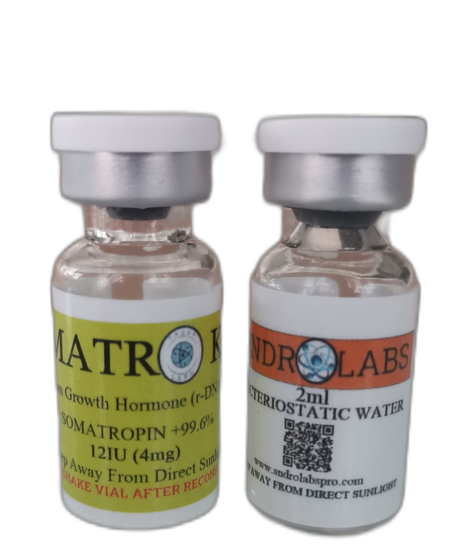 HGH 12iu (rDNA Origin Somatropin) 99.6% Pharma Purity + Bac. Water