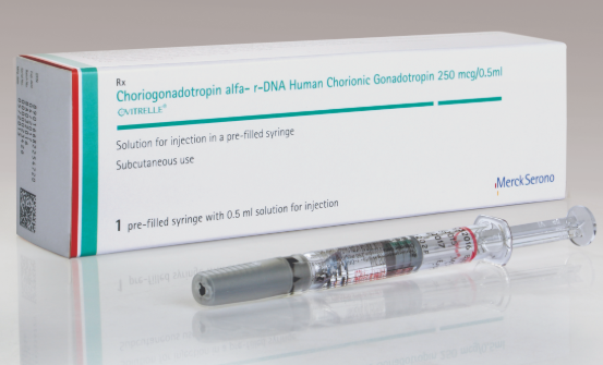 OVITRELLE®  HCG (r-DNA choriogonadotropin alfa) 250mcg (6500iu) by MERCK GROUP