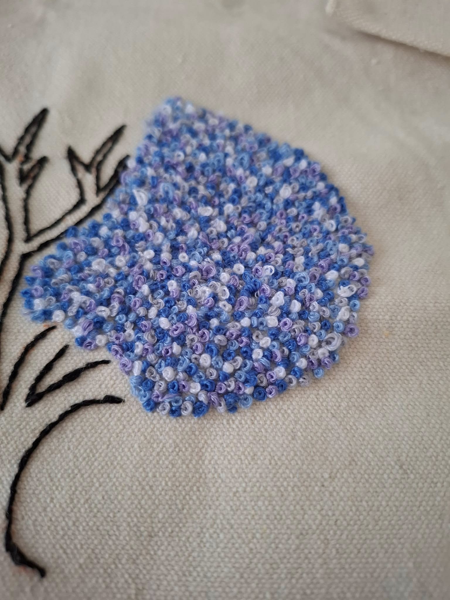 Embroidered Canvas Tote Bag