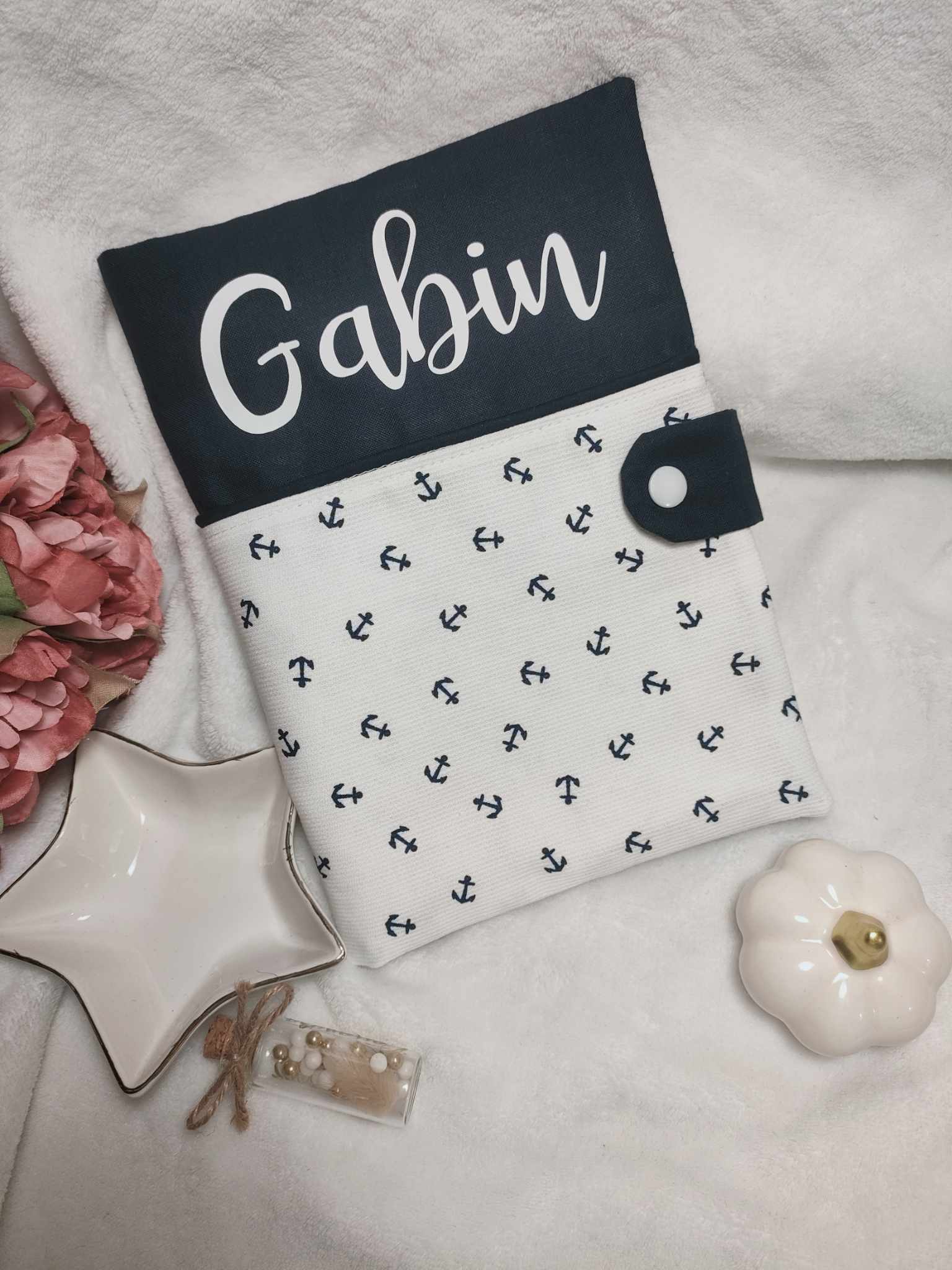 Protège carnet de santé ancre