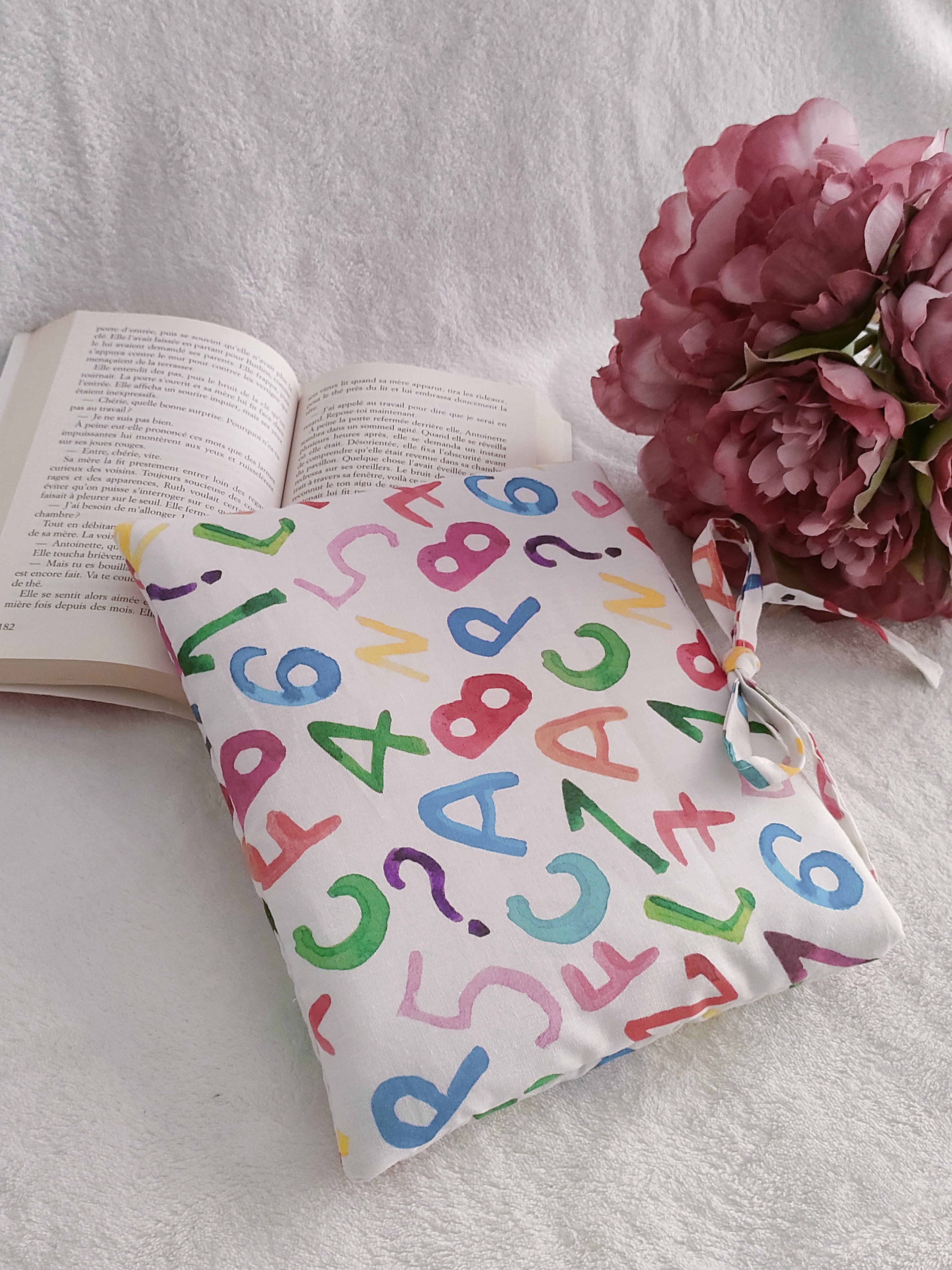 Protège livre de poche Lettres