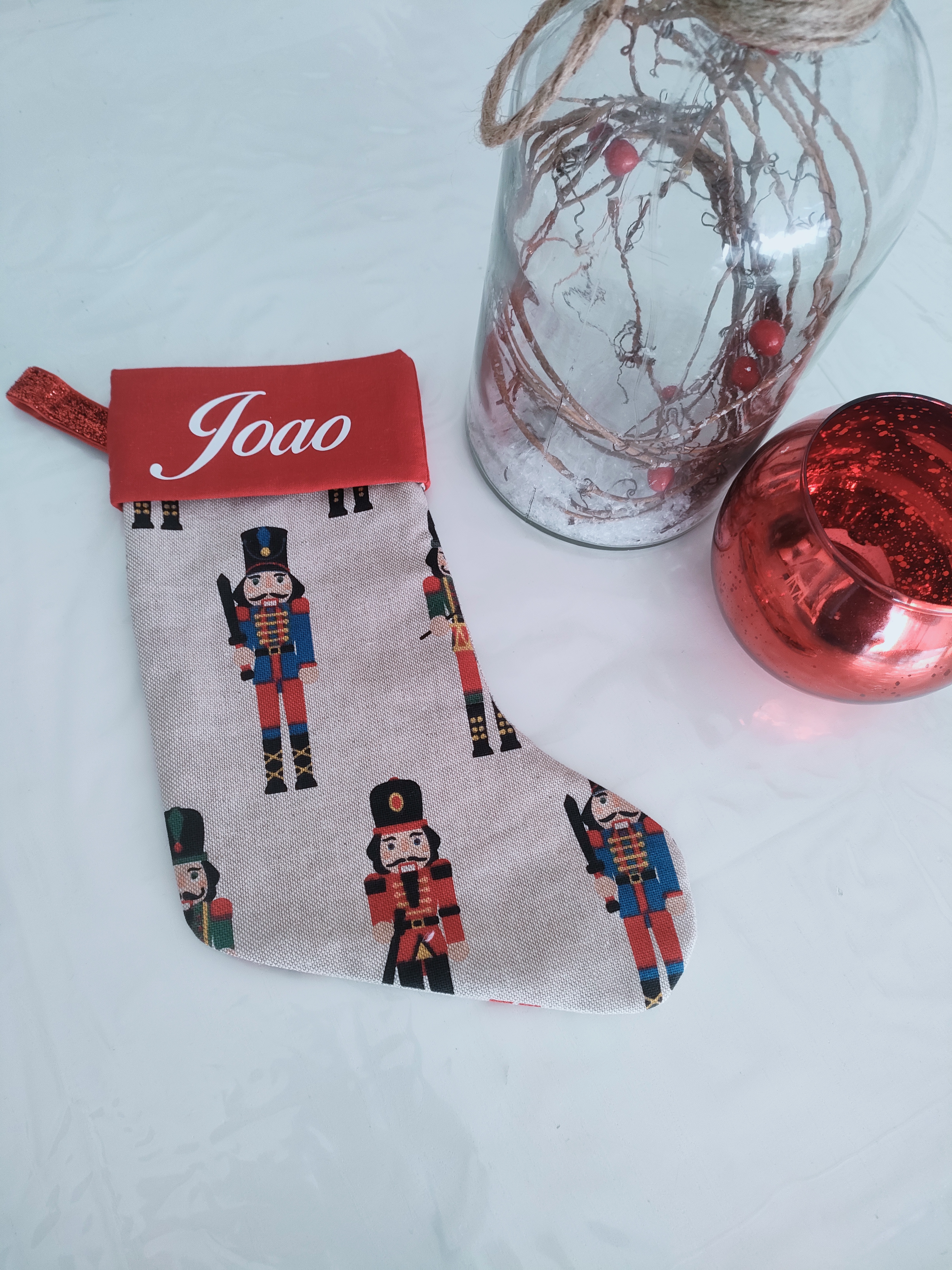 Chaussette de Noël casse-noisette