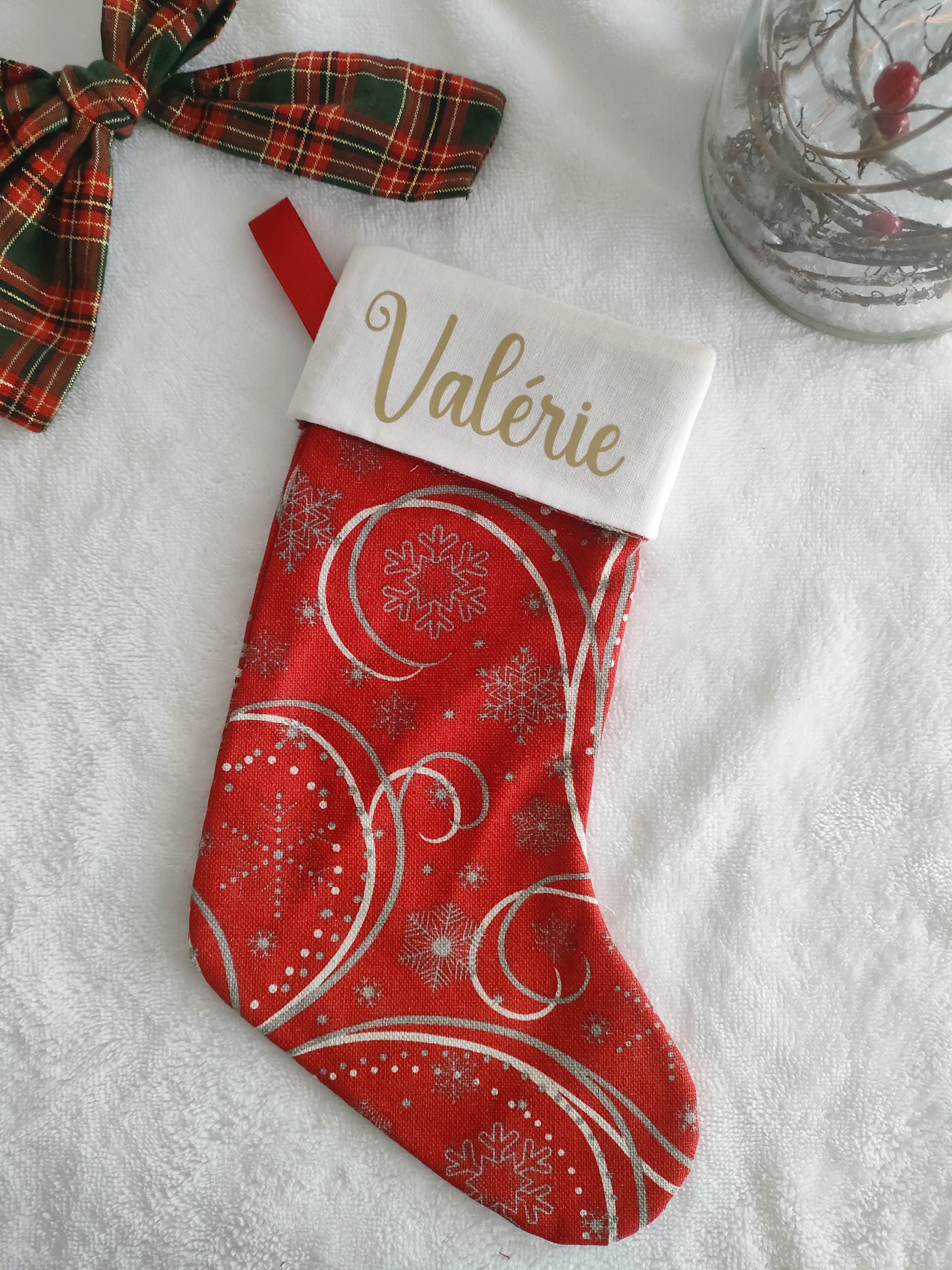 Chaussette de Noël filamants