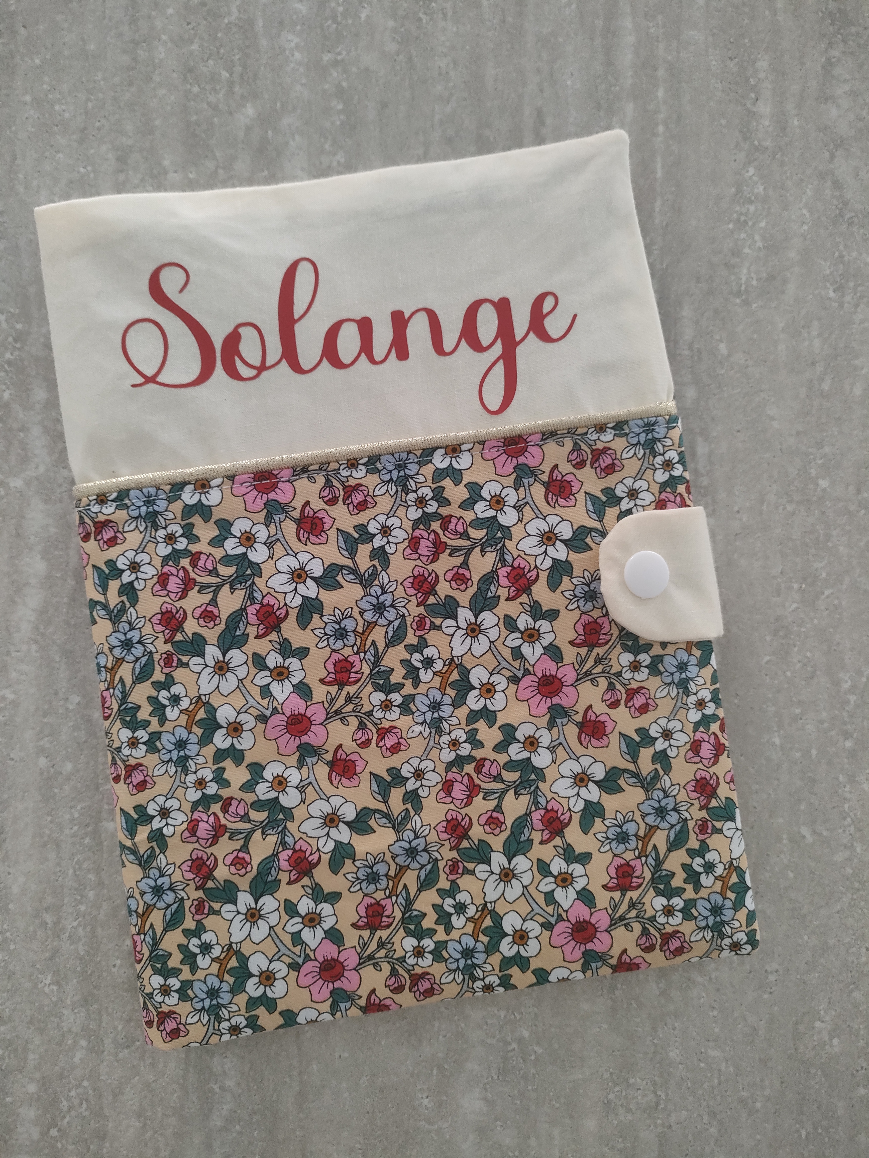 Protège carnet de santé personnalisé