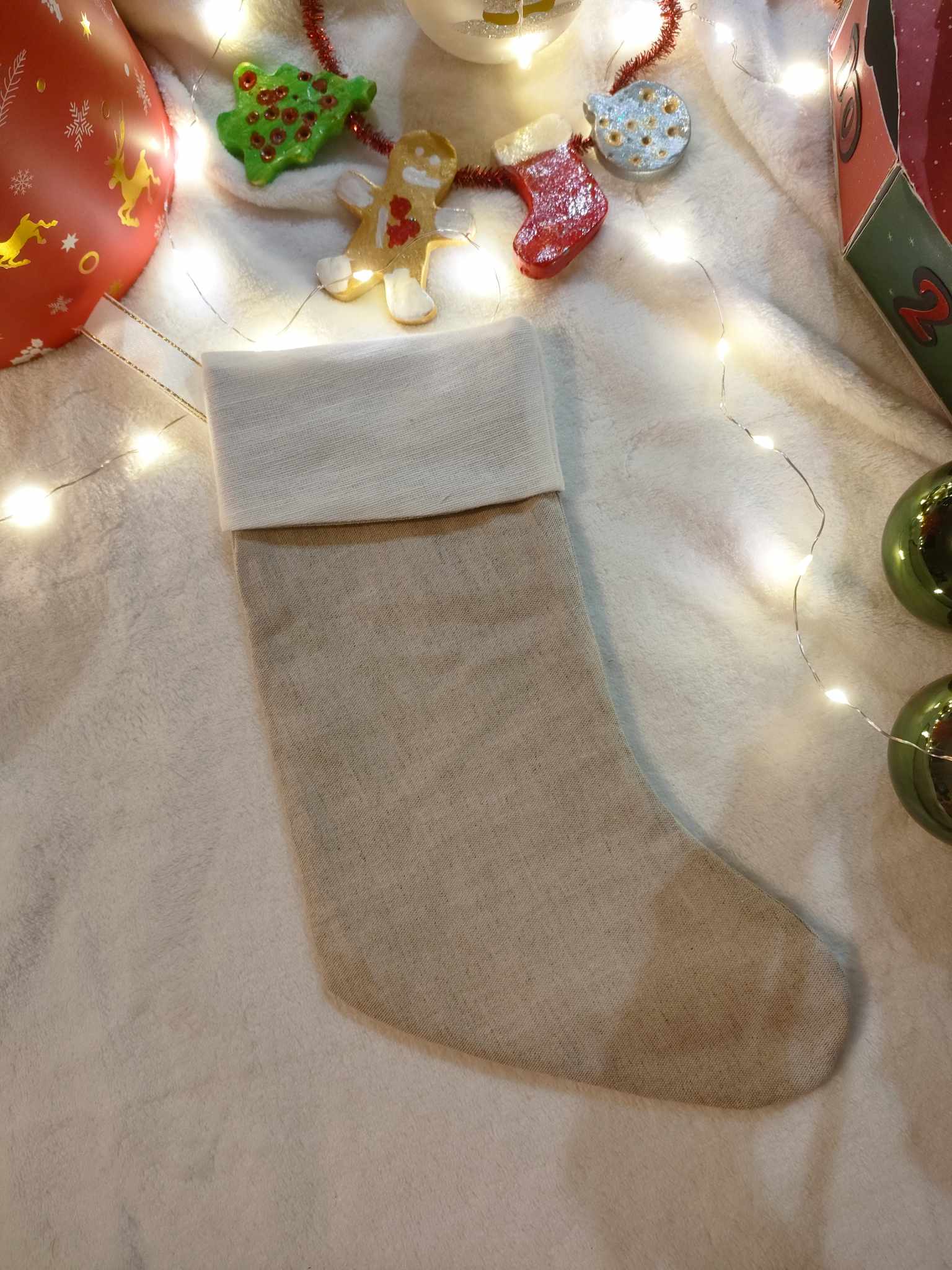 Chaussette de Noël Lin