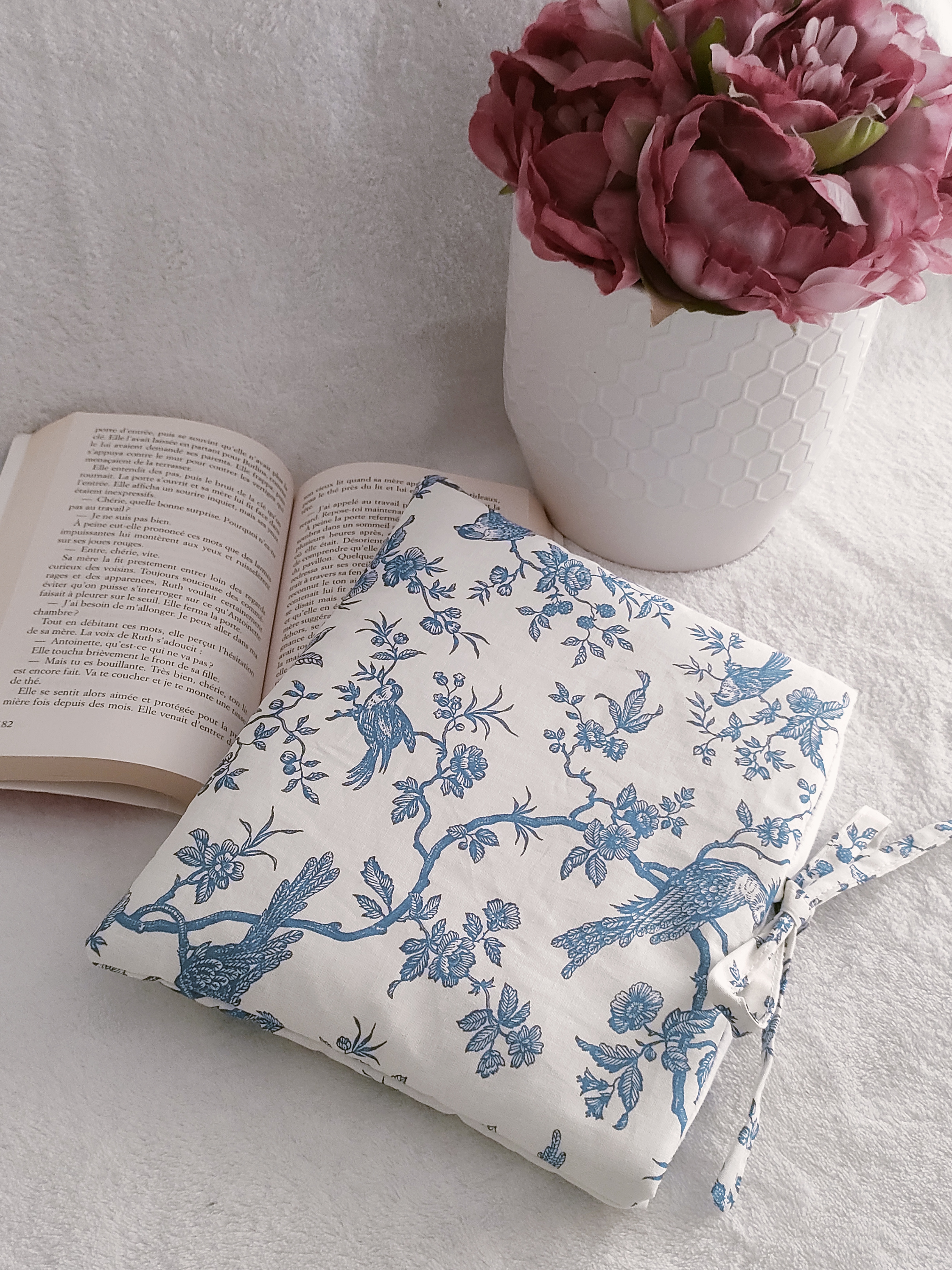 Protège livre de poche oiseau