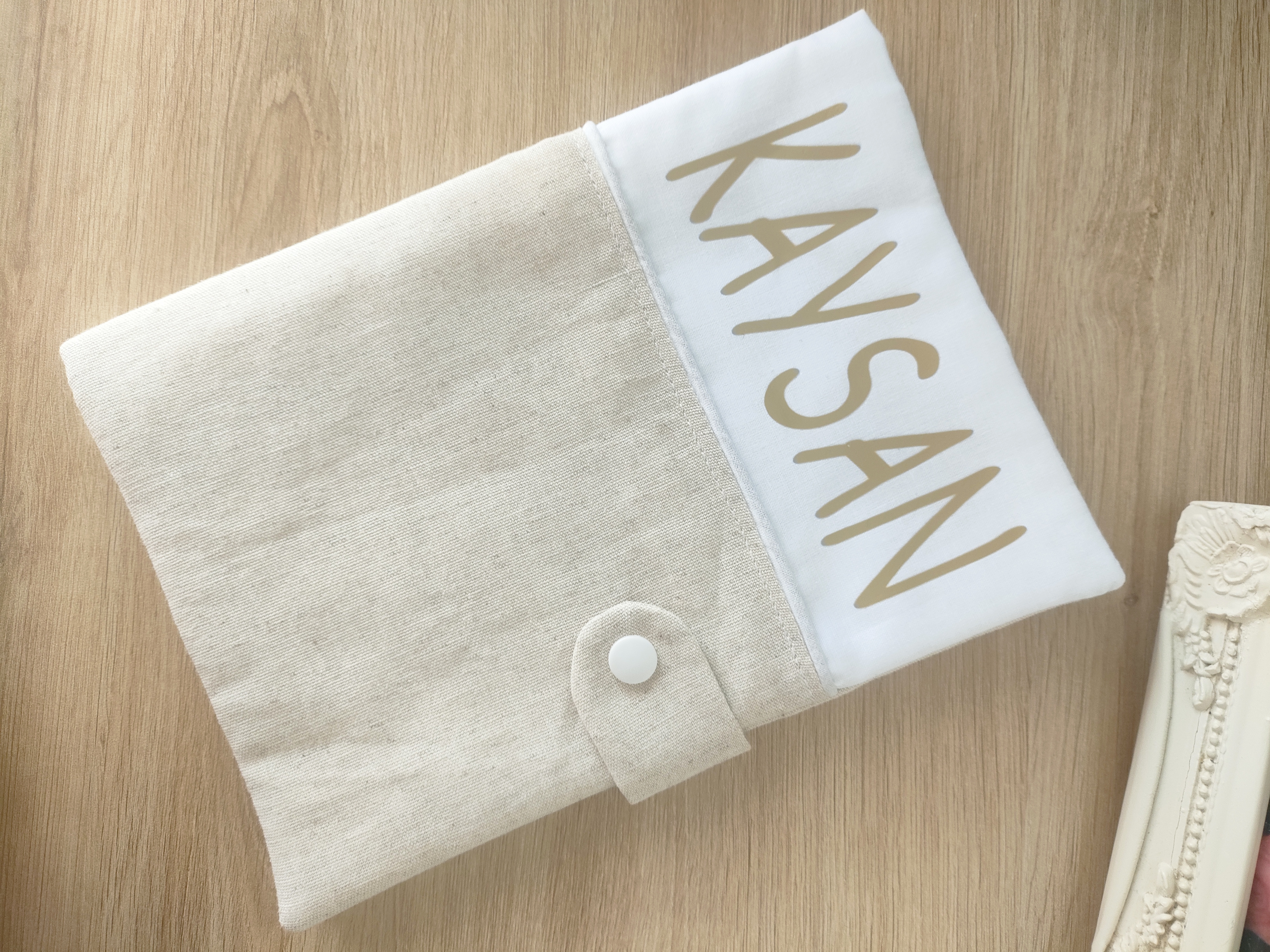 Protège carnet de santé Lin