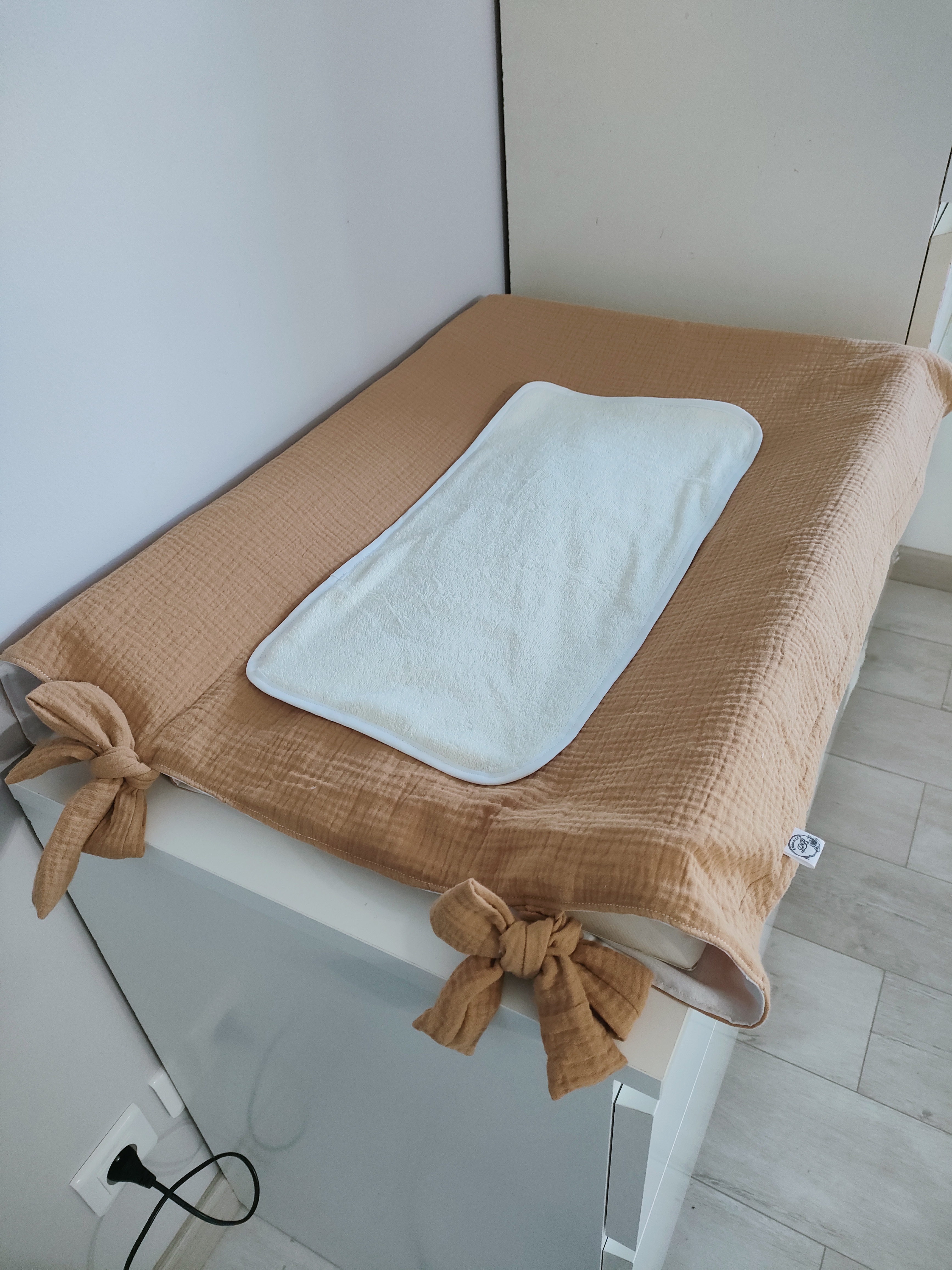 Housse de matelas à langer Kamel