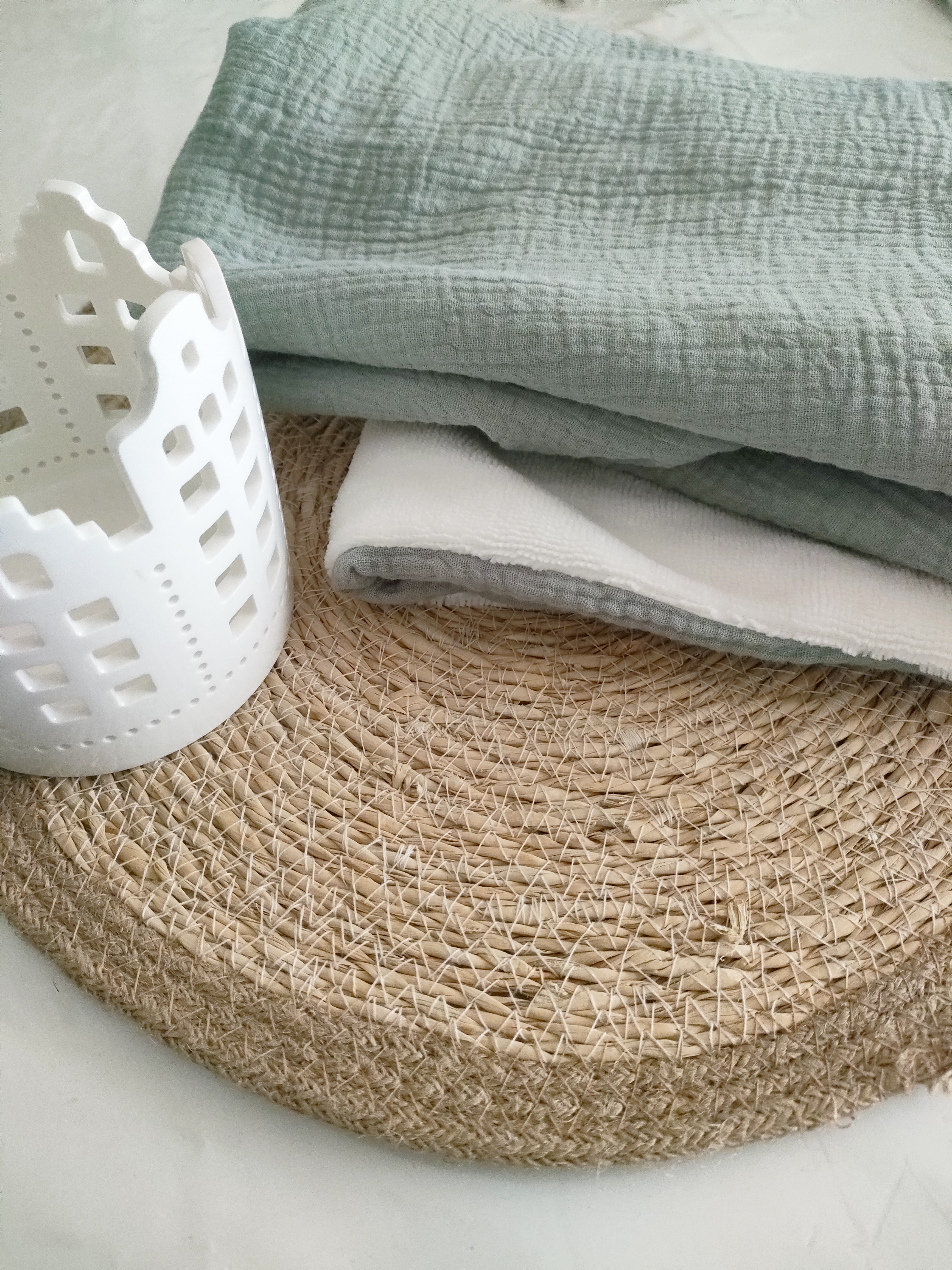 Couverture bébé eucalyptus