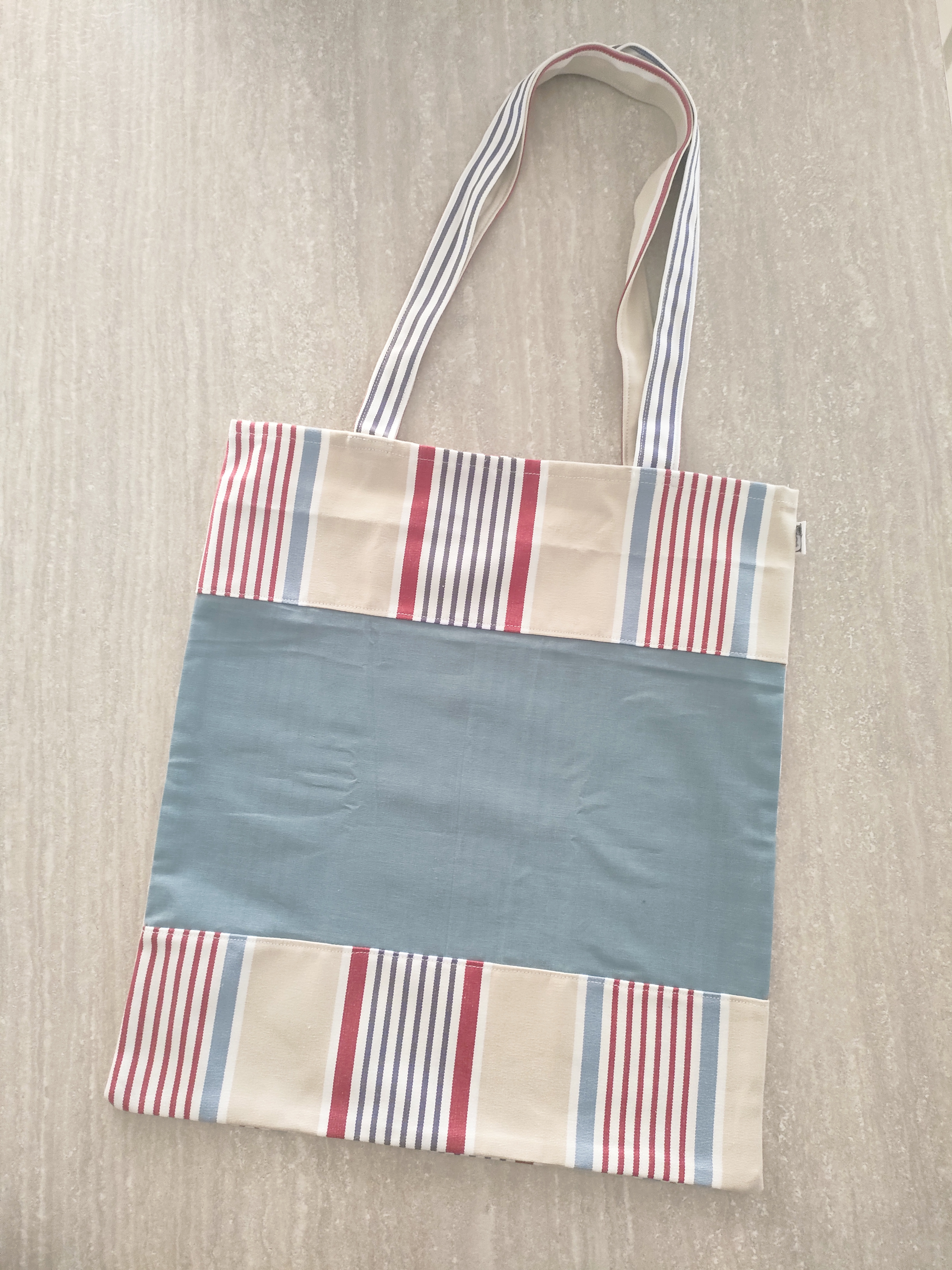 Tote-bag personnalisable bleu